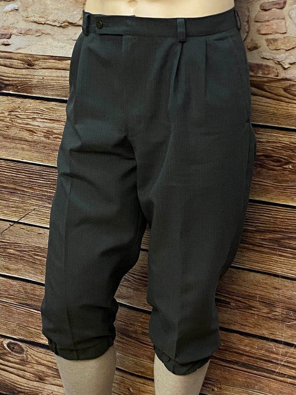 Knickerbocker Hose in Tiefgrün – Ein Vintage-Klassiker