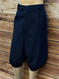 Marineblaue Knickerbocker Hose in Übergröße, 5XL