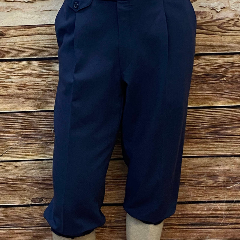 Blaue Knickerbocker Hose Herren im 20er Jahre Stil Gr.54, Bundweite 102 cm