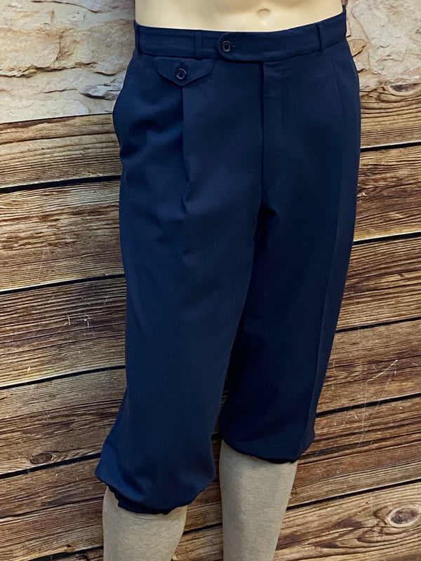 Blaue Knickerbocker Hose Herren Gr.54, B 102 cm