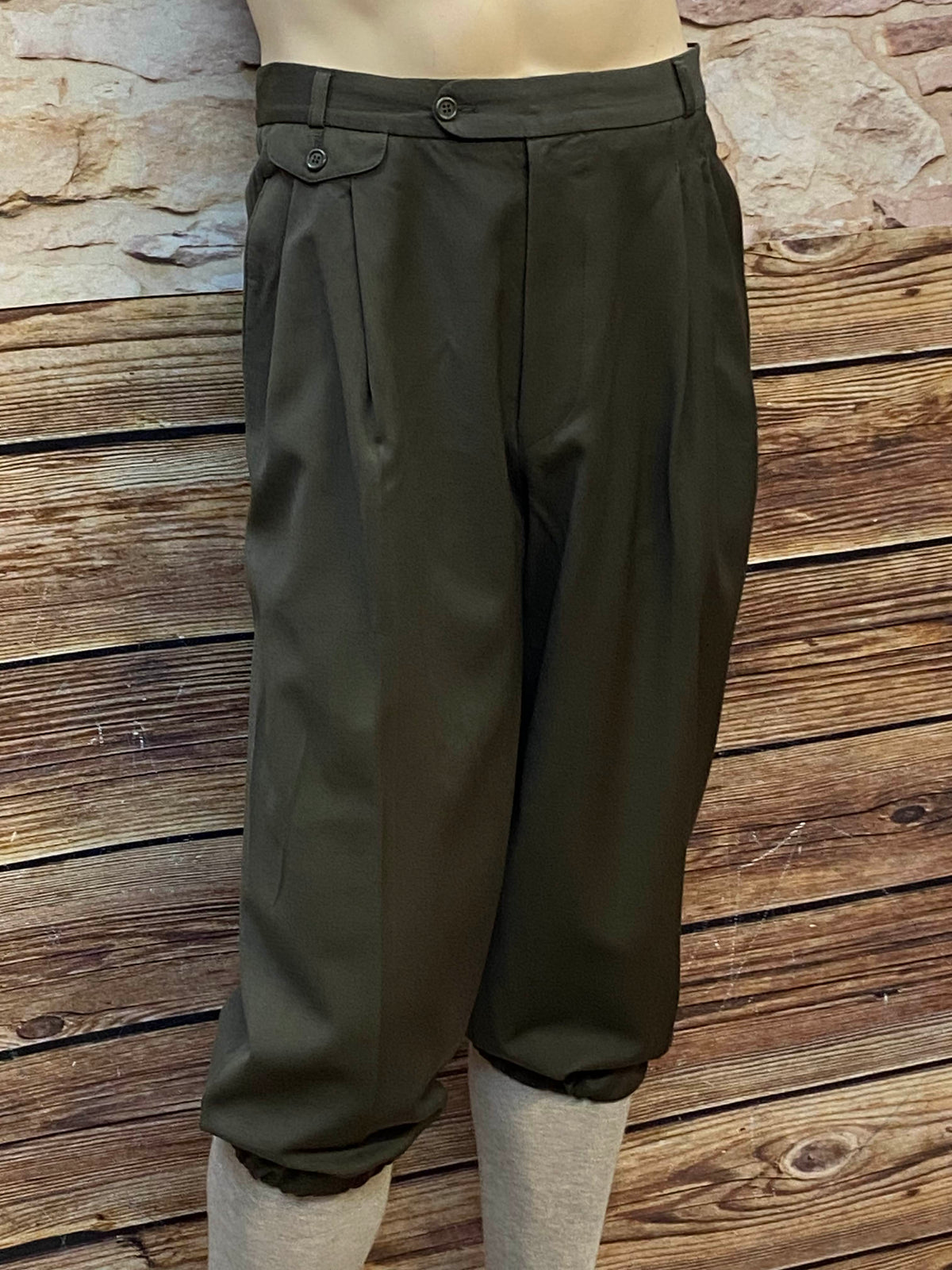 Vintage Herren-Knickerbocker aus Schurwolle, Gr. 52
