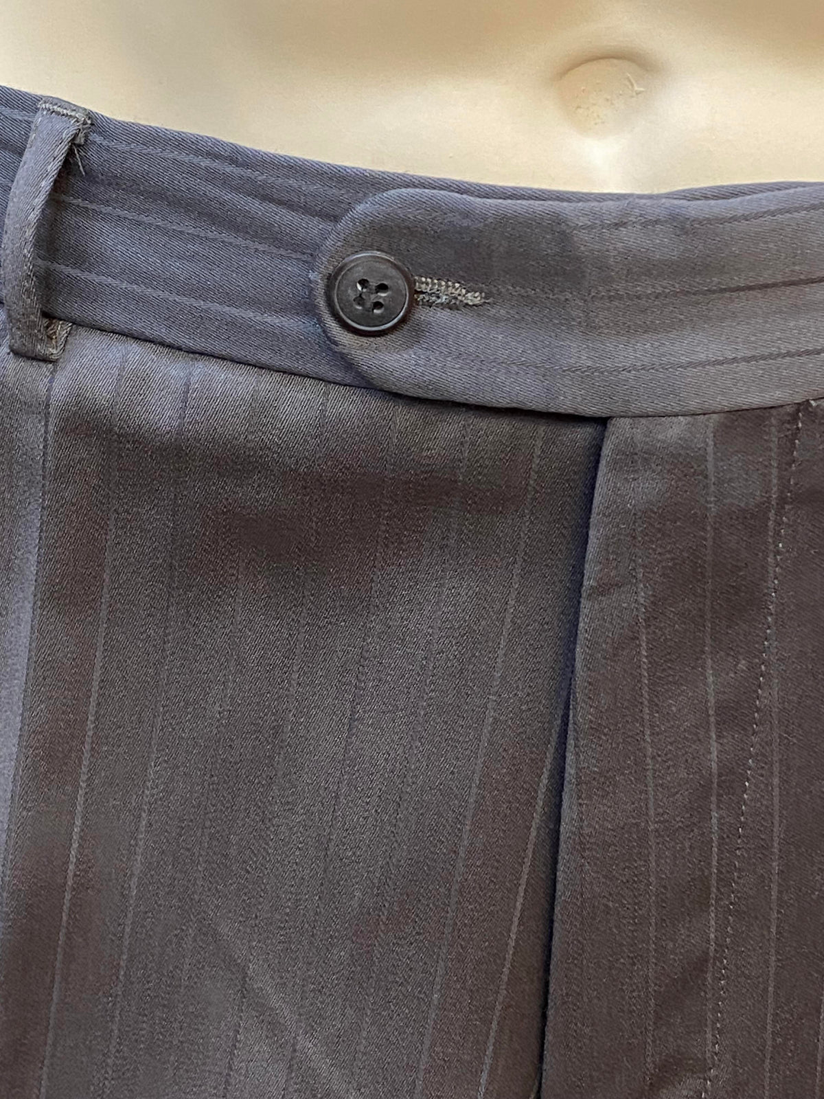 Vintage Knickerbocker Herren Gr. 52 – Nadelstreifen-Schurwolle