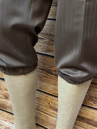 Vintage Knickerbocker Herren Gr. 52 – Nadelstreifen-Schurwolle