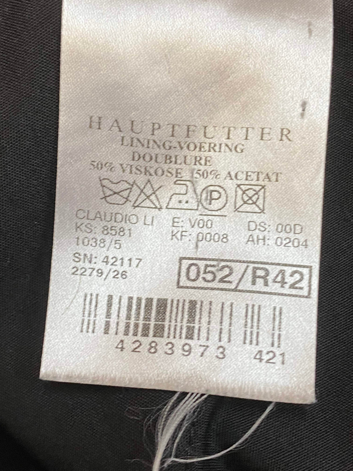 Vintage Knickerbocker Herren Gr. 52 – Nadelstreifen-Schurwolle