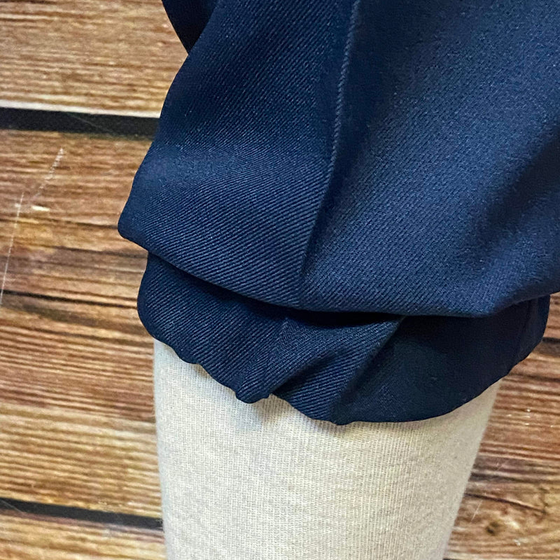 Marineblaue Knickerbocker Gr. 52 – 20er-Jahre-Golfer-Look, Bund 97 cm