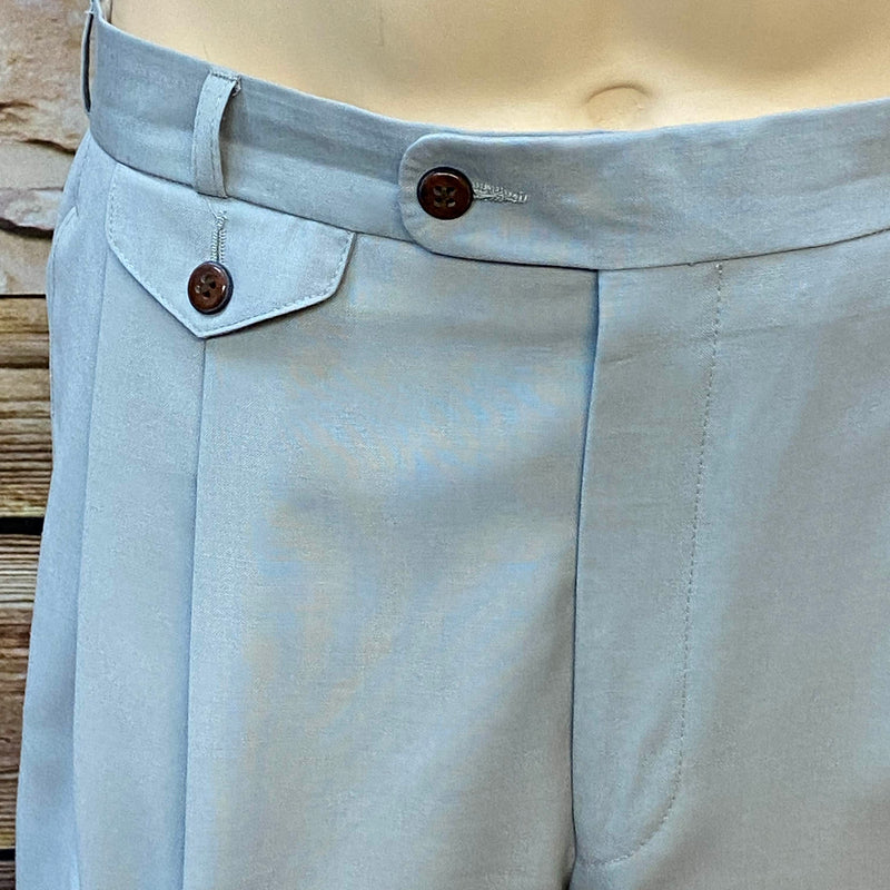 Hellgraue Knickerbocker Gr. 50 (Bund 91 cm) 20er-Jahre-Style
