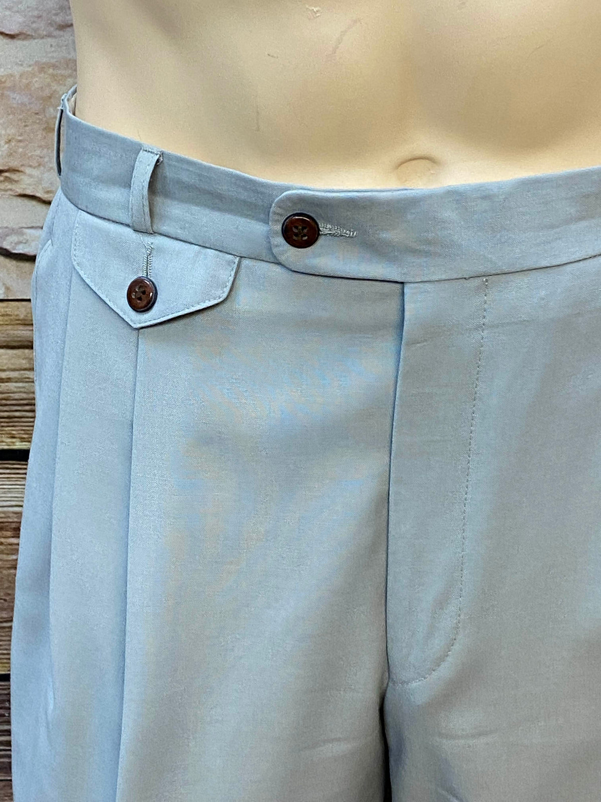 Hellgraue Knickerbocker Größe 50 – leichter Wollmix für authentischen 20er-Jahre-Style