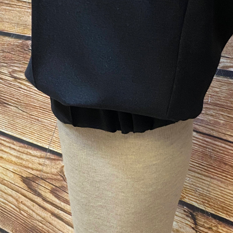 Schwarze Knickerbockerhose Gr. 50 – Vintage-Look (Bund 92 cm)