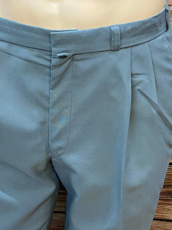 Knickerbocker Gr. 50 – grau-grüne Wool-Look Golf- & Oldtimer-Hose