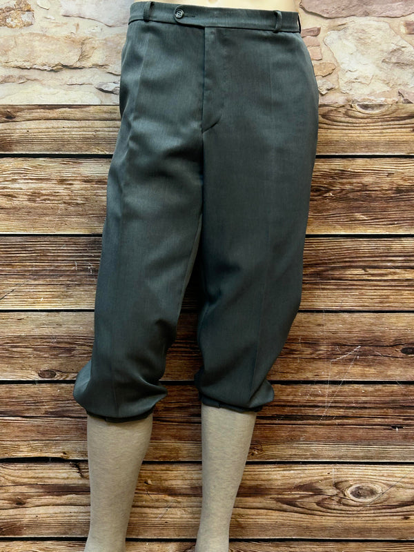 Flaschengrüne Vintage Knickerbocker Hose im 20er Jahre Stil – Größe 54
