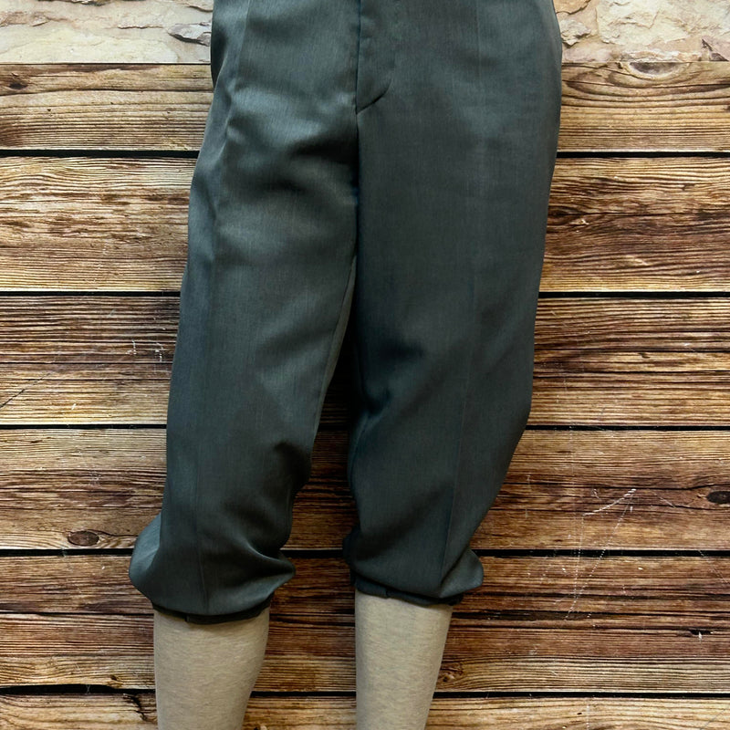 Flaschengrüne Vintage Knickerbocker Hose im 20er Jahre Stil – Größe 54