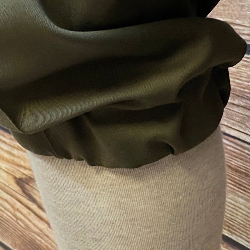 Knickerbocker Gr. 52 – olivgrüne Woolmark-Stretch-Schurwolle (Bund 99 cm)