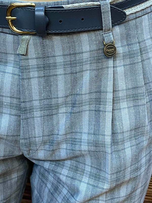 Graukarierte Knickerbocker – Größe 50 / Bund 90 cm – 20er-Jahre-Style