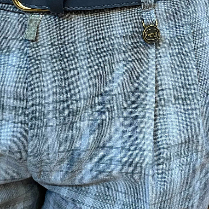 Graukarierte Knickerbocker – Größe 50 / Bund 90 cm – 20er-Jahre-Style