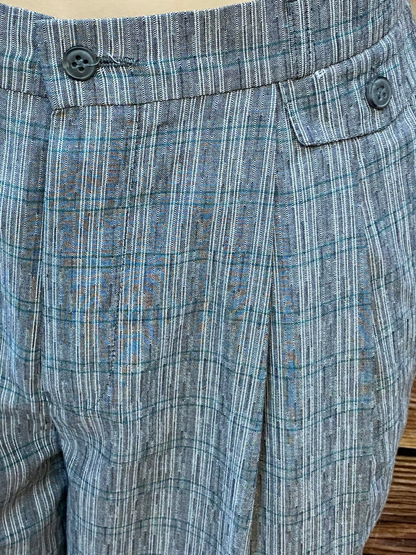 Graugestreifte Knickerbocker – Größe 48 / Bund 87 cm – 20er-Jahre-Stil