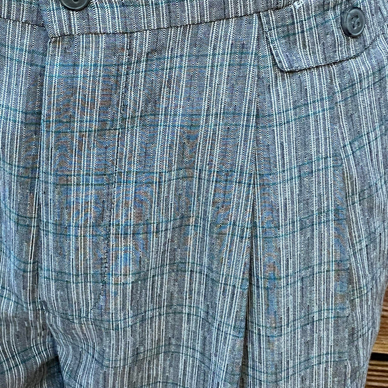 Graugestreifte Knickerbocker – Größe 48 / Bund 87 cm – 20er-Jahre-Stil