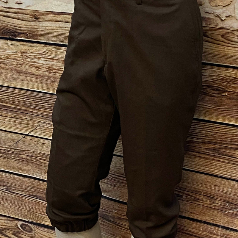 Vintage Knickerbockerhose in Braun, Slim Fit