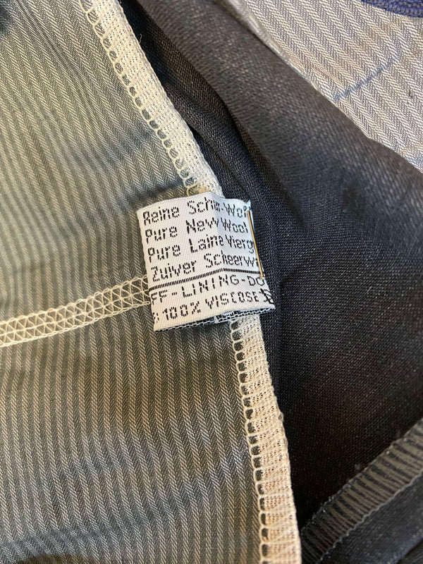 Dunkelgraue Vintage Knickerbockerhose aus Schurwolle, Gr.54,  B 103 cm