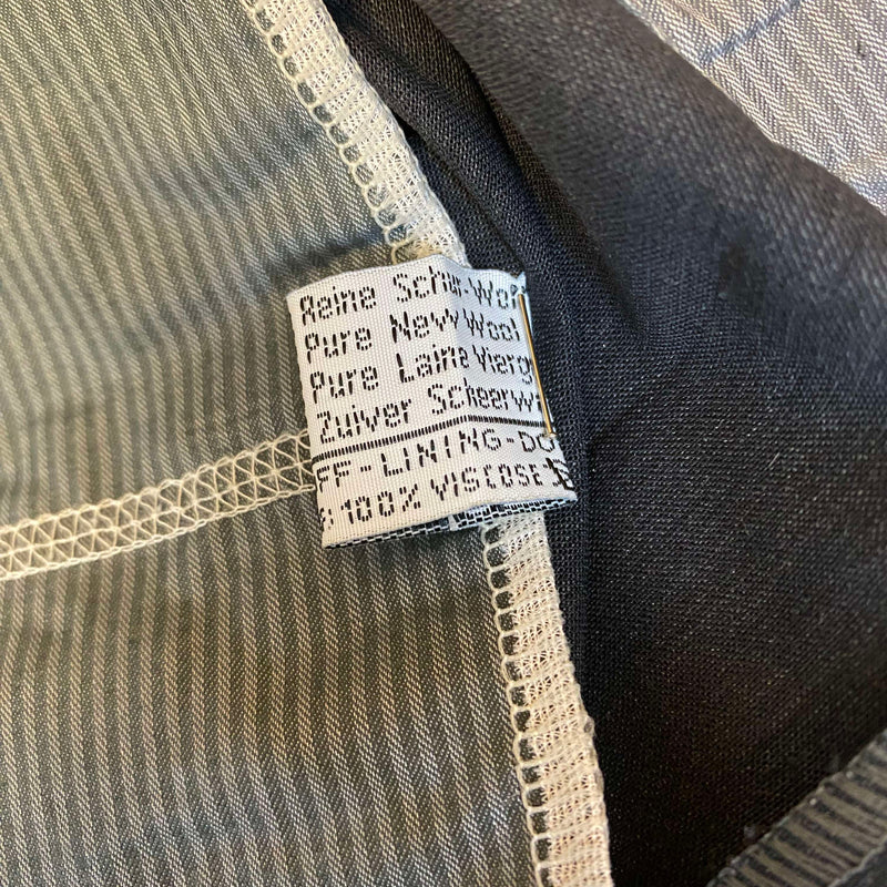 Dunkelgraue Vintage Knickerbockerhose aus Schurwolle, Gr.54,  B 103 cm