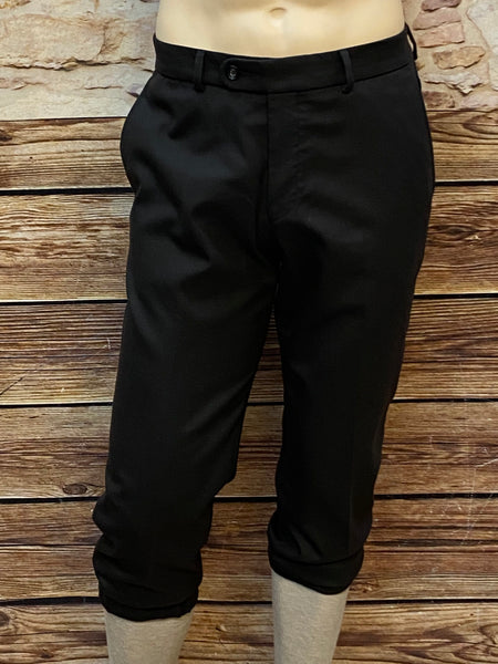 Vintage Knickerbockerhose für Herren in Dunkelbraun aus Schurwolle-Mix, Größe 50, im Stil der 20er Jahre,