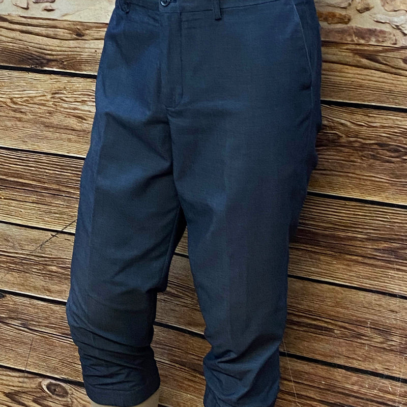 Dunkelblaue Slim Fit Knickerbockerhose für Herren im 1920er-Jahre-Vintage-Stil von Angelo Litrico – Größe 54.