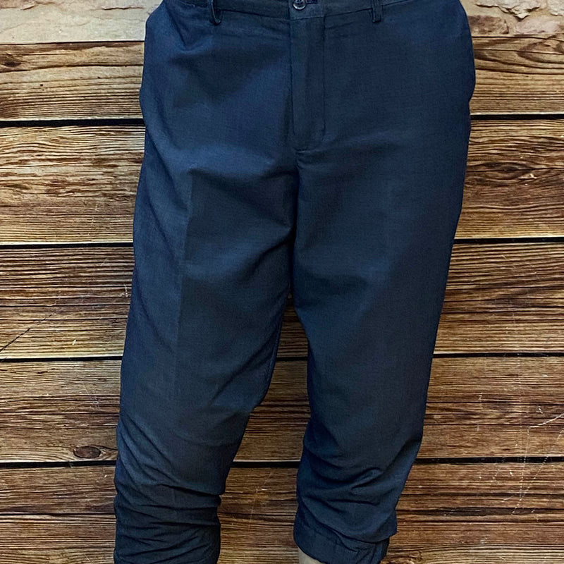 Dunkelblaue Slim Fit Knickerbockerhose für Herren im 1920er-Jahre-Vintage-Stil von Angelo Litrico – Größe 54.