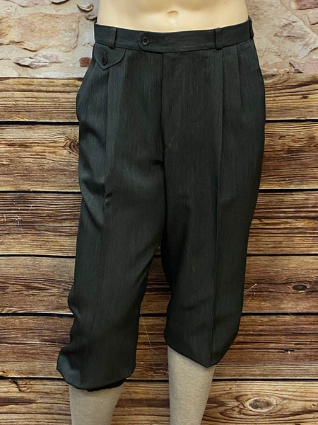 Graugrüne Knickerbockerhose im 20er Jahre Stil, Größe 50
