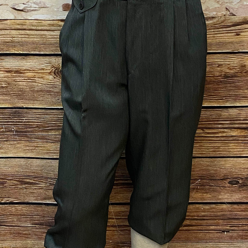 Graugrüne Knickerbockerhose im 20er Jahre Stil, Größe 50
