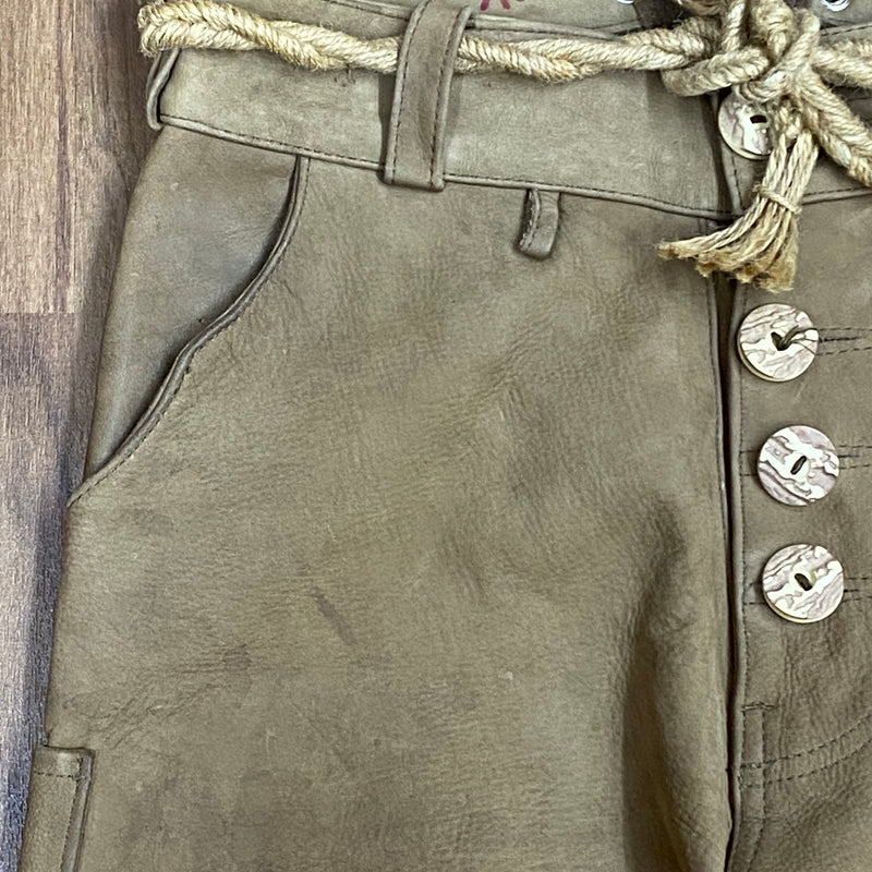 Kniebund Trachten Lederhose Herren Bundweite 80 cm, Gr.44