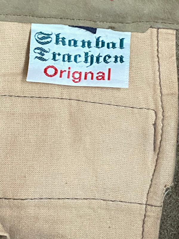 Kniebund Trachten Lederhose Herren Bundweite 80 cm, Gr.44