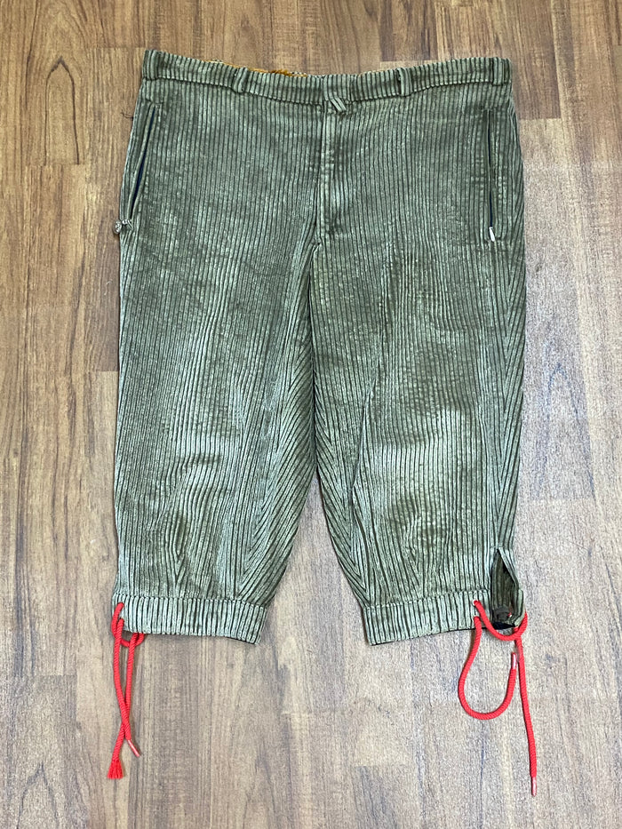 Cord Kniebundhose Wanderhose Kurzgröße Gr.25, grün