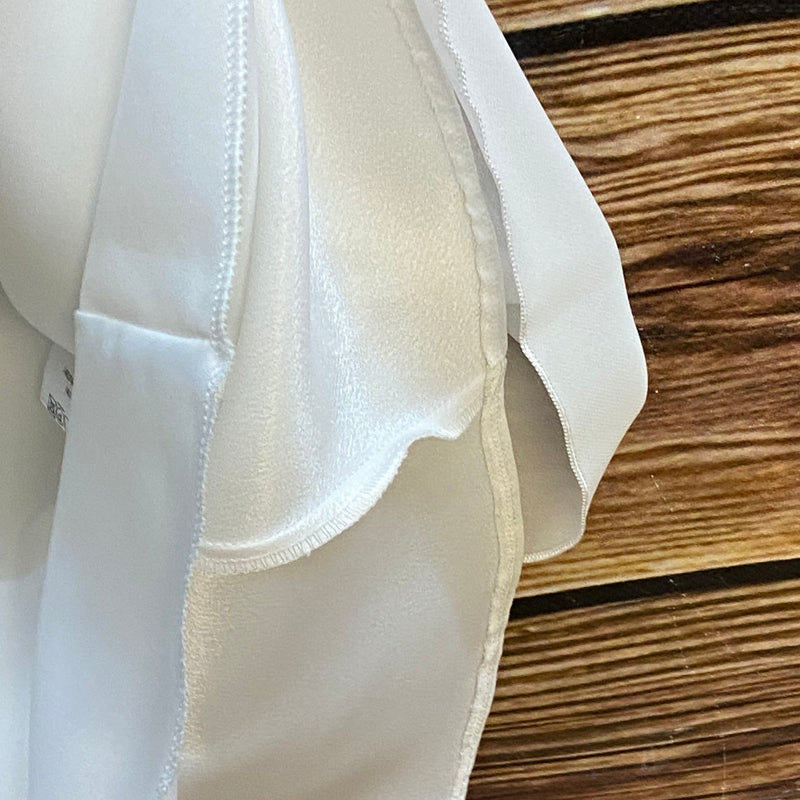 Kommunionkleid weiß mit Stickerei & Chiffonrock Gr. 146 Bay Cörela