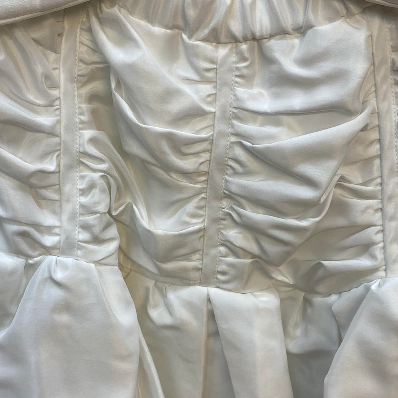 Kommunion Set weiß Gr. 128 – Rüschenrock & Bolerojacke festlich