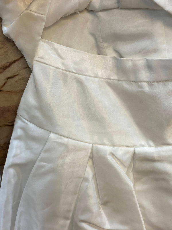 Kommunion Set weiß Gr. 128 – Rock mit Tüll & Bolero mit Spitzenkragen