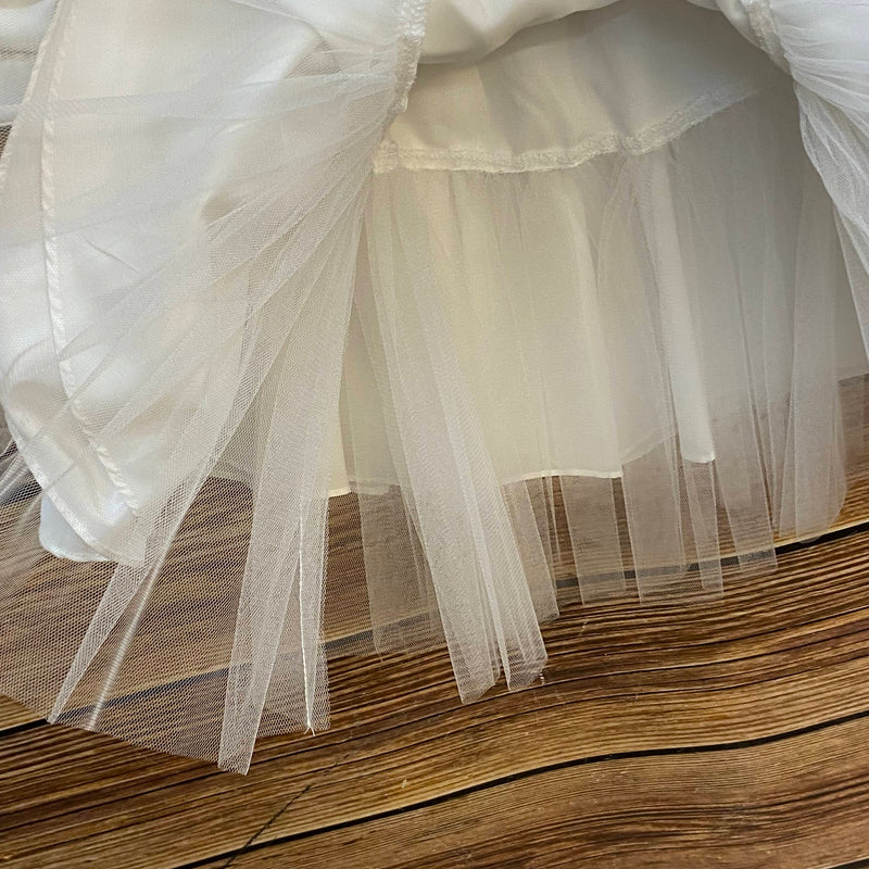 Kommunion Set weiß Gr. 128 – Rock mit Tüll & Bolero mit Spitzenkragen