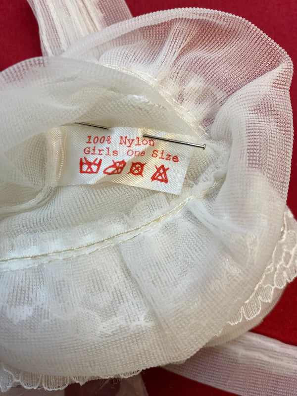 Kommunion Handschuhe Mädchen Weiß mit Spitze – One Size Neu, Ansicht 3