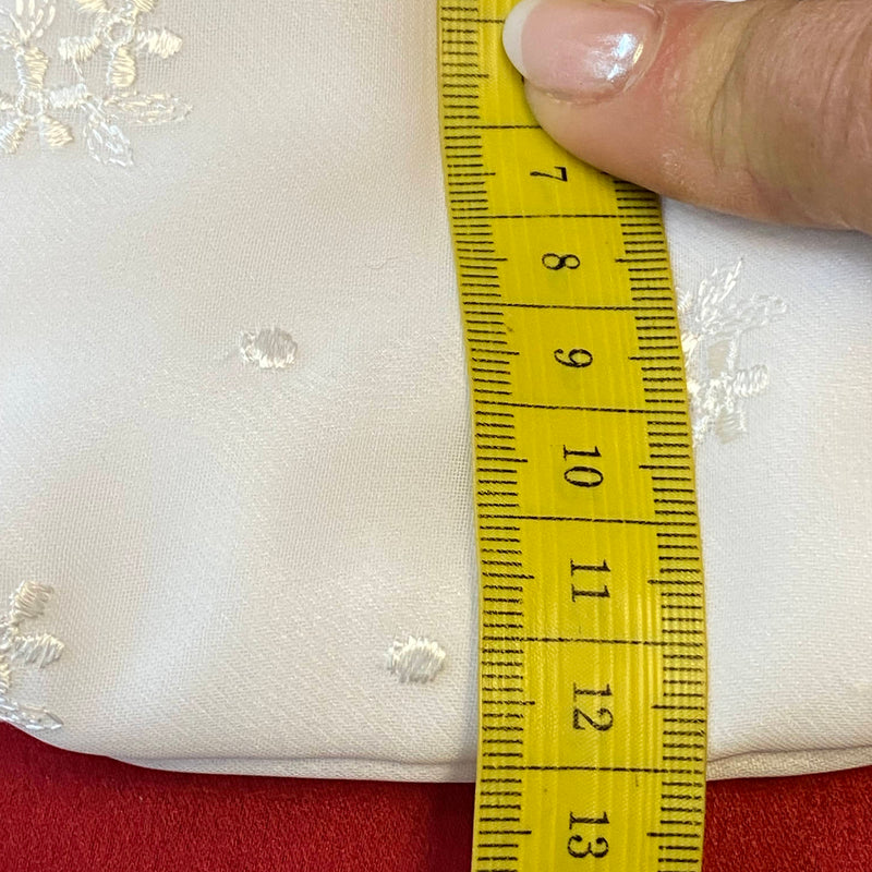 Kommunion Handtasche Mädchen weiß mit Stickerei – kleine Tasche zur Erstkommunion