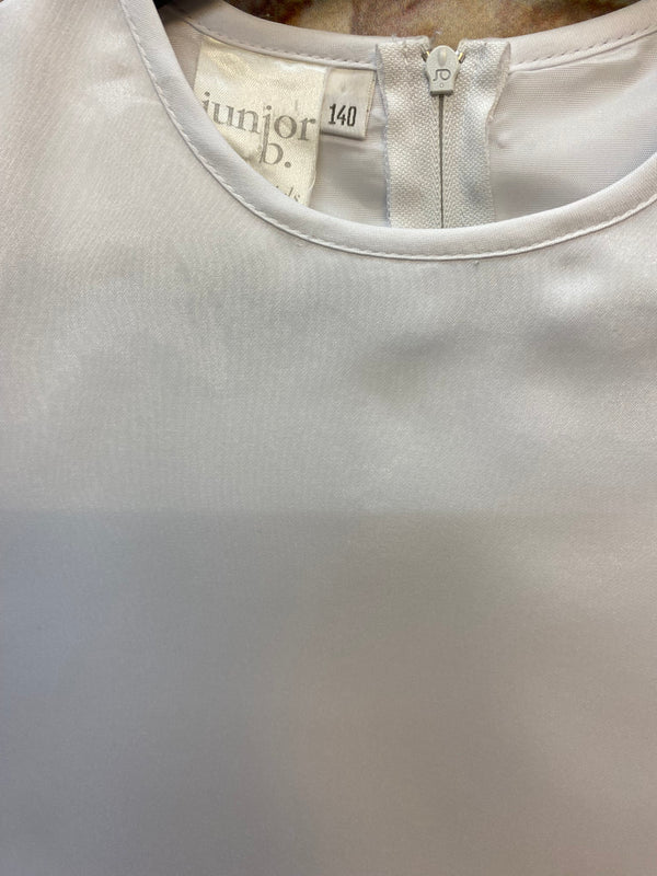 Kommunionkleid weiß – ungetragen – Gr. 140