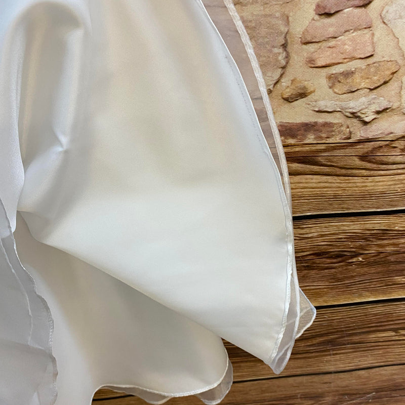 Kommunionkleid Weiß – Gr. 146 | Stickerei ungetragen