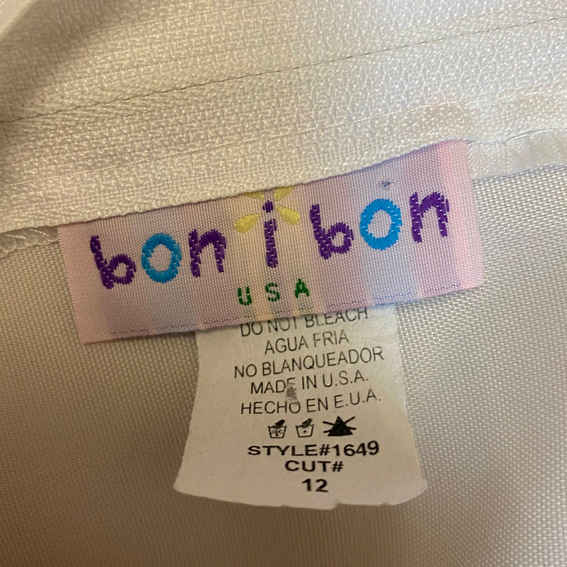 Kommunionkleid Weiß – Gr. 146 | Stickerei ungetragen