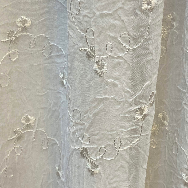 Kommunionkleid Gr. 146 2-teilig weiß Spitze langarm Festkleid Blumenmädchen