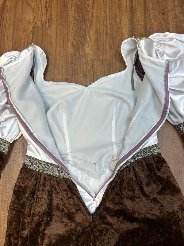 Vintage Rokoko-Kostüm, Damen Kleid Größe 38