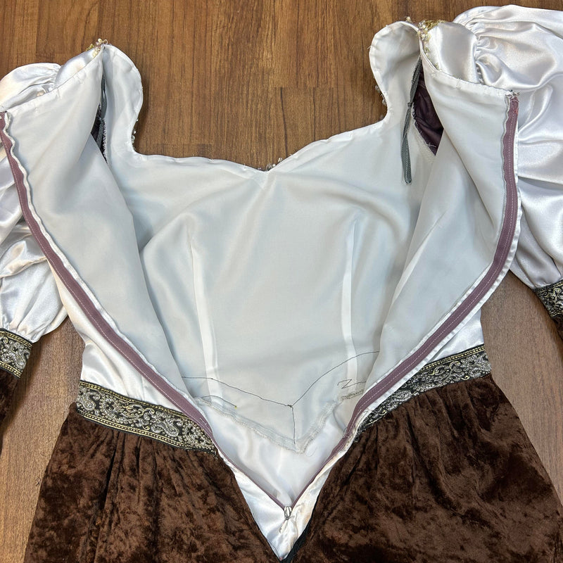 Vintage Rokoko-Kostüm, Damen Kleid Größe 38