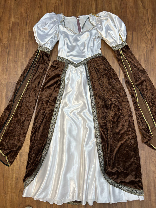 Vintage Rokoko-Kostüm, Damen Kleid Größe 38