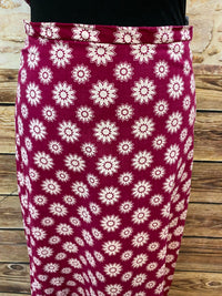 Romantisches Vintage-Kostüm in Blumenmuster, Größe 38