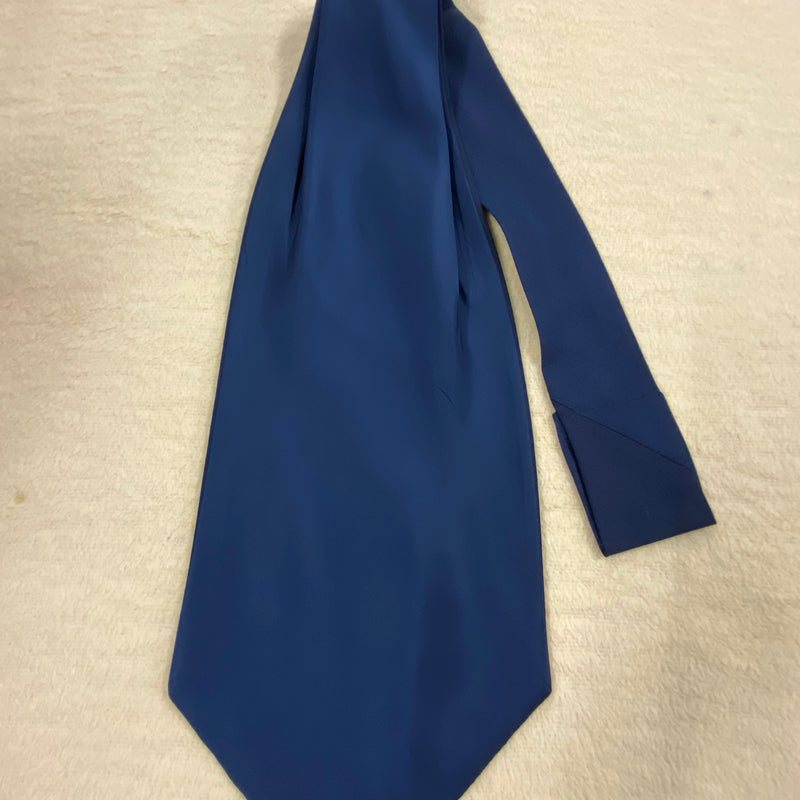Eleganter blauer Vintage-Krawattenschal