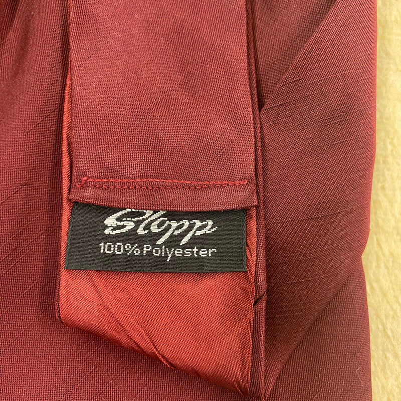 Vintage Krawattenschal in Bordeauxrot