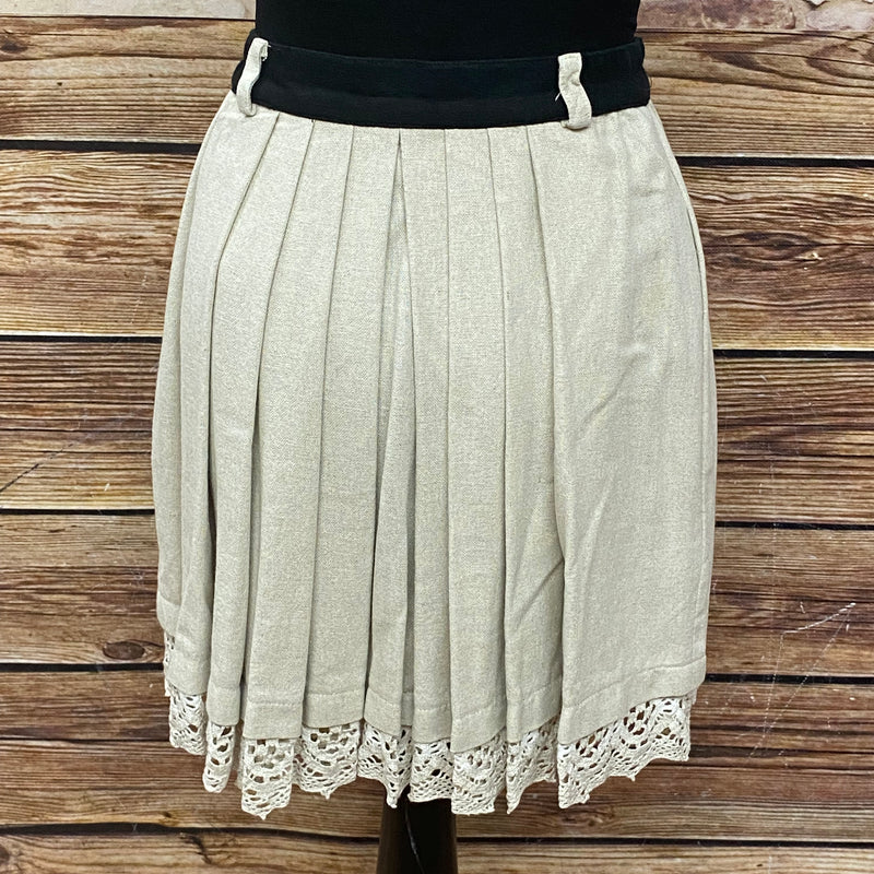 Damen Trachtenrock von Daller Landmode – Beige/Schwarz, Größe 34