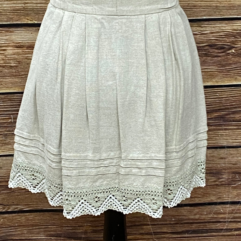 Damen Trachtenrock Landhaus-Stil – Beige, Größe 36