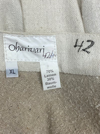 Kurzer Trachtenrock von der Marke Oharivari beige/creme Gr.42 Vintage